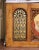Gothic 19th Century French Gothic Hand Painted Walnut Altar Panel With Marian Imagery For Sale - Image 3 of 11