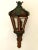 Metal Italian Hand-Painted and Gilt Tole Hall Lantern For Sale - Image 7 of 12