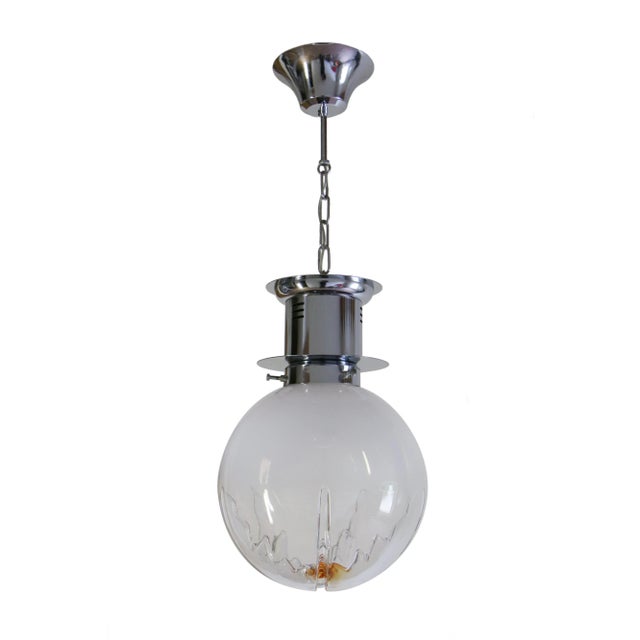 Italian Space Age Ceiling Lamp by Mazzega, 1970s For Sale - Image 16 of 16