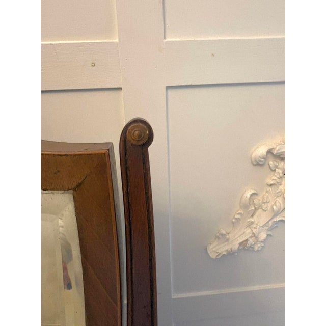 Antique Edwardian Mahogany Dressing Table Vanity Mirror, 1900 For Sale - Image 12 of 13