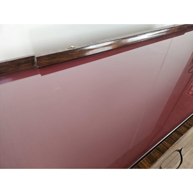 Vintage Chest of Drawers with Glass Top, 1950 For Sale - Image 6 of 18