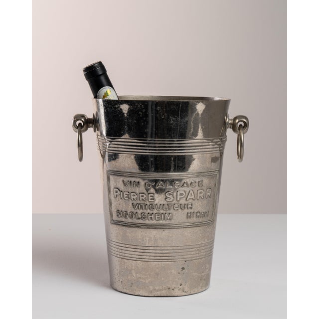 Mid 20th Century Mid 20th Century France Silver Ice Bucket For Sale - Image 5 of 15