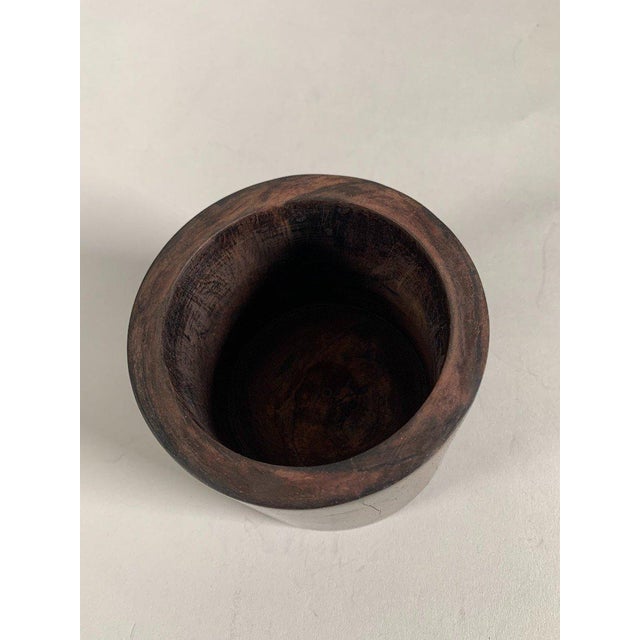 "Bitong" Chinese Brush Pot, 19th Century, Zitan Wood For Sale - Image 9 of 12