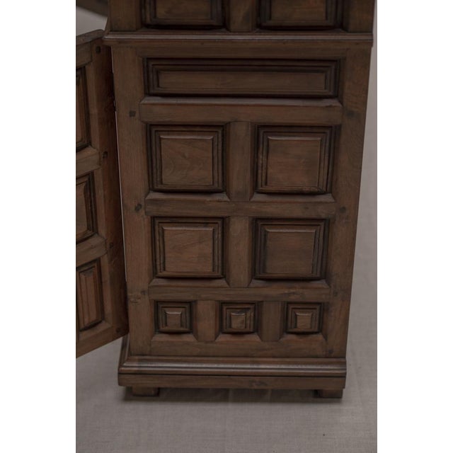 Brutalist Spanish Sideboard in Wood, 1970s For Sale - Image 12 of 18