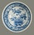 Discover the charm of traditional Japanese craftsmanship with this vintage pair of blue and white porcelain floral serving...