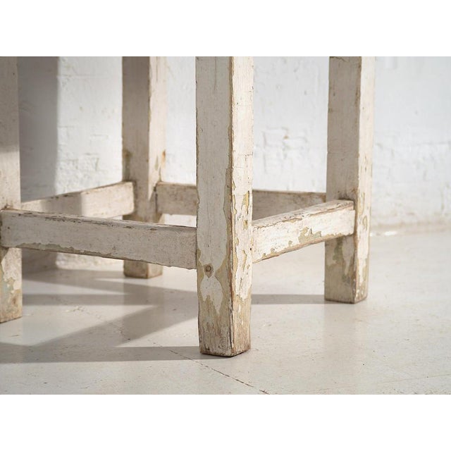 White Vintage White Coffee Tables, 1920, Set of 2 For Sale - Image 8 of 14