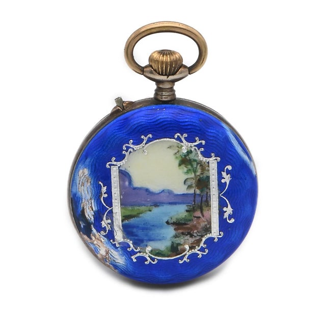 This exquisite ladies' fob watch, traditionally known as a "Monachina" due to its delicate proportions, is a superb...