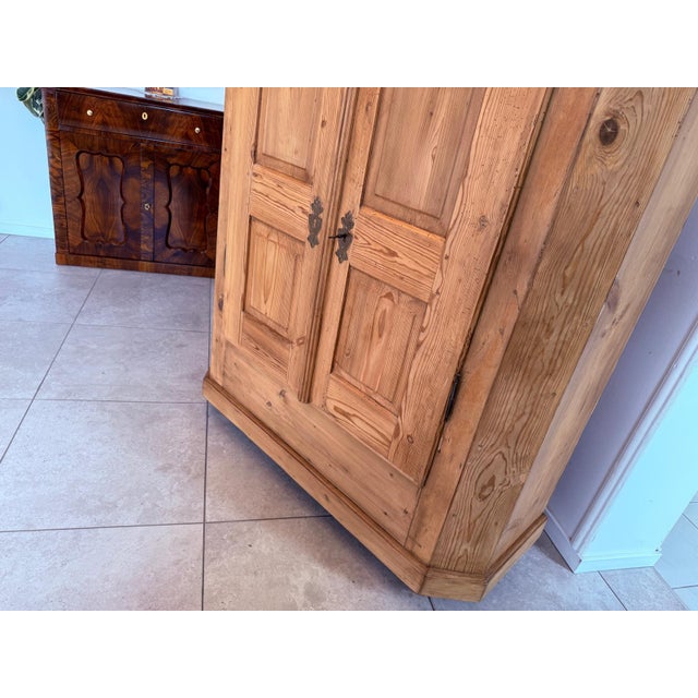 Baroque Farmhouse Cabinet in Wood For Sale - Image 9 of 10