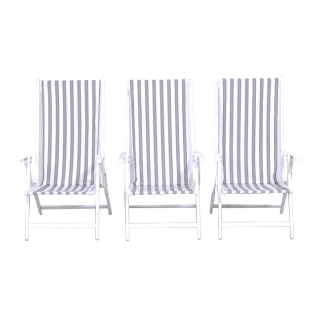 Folding Chairs from Fratelli Reguitti, 1970s, Set of 3 For Sale