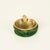 Mid-Century Italian Brass and Green Suede Ashtray, 1950s For Sale - Image 9 of 12