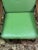1960s Mid-Century Modern High-Back Avocado Green Vinyl Lounge Chair For Sale - Image 11 of 16