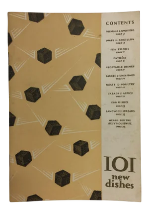 101 New Dishes, Book