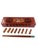 Asian Modern Vietnamese Wooden Chopsticks for 8 With Green Mother of Pearl Marbled Tips Decorative Storage Box and Coordinating Rests - 25 pcs For Sale - Image 4 of 10