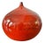 Red Glazed Ceramic Onion Vase attributed to Keramar, Bruges, 1960s For Sale