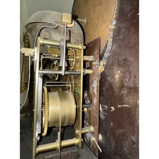 Wood William Fitz, New Hampshire Grandfather Clock, Circa 1795 For Sale - Image 7 of 18