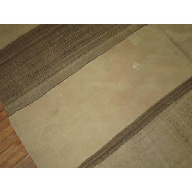 Textile Vintage Turkish Kilim - 8'1" x 8'10" For Sale - Image 7 of 12