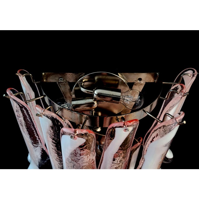 Mid-Century Italian Pink Wall Sconces, 1990s, Set of 2 For Sale - Image 11 of 16