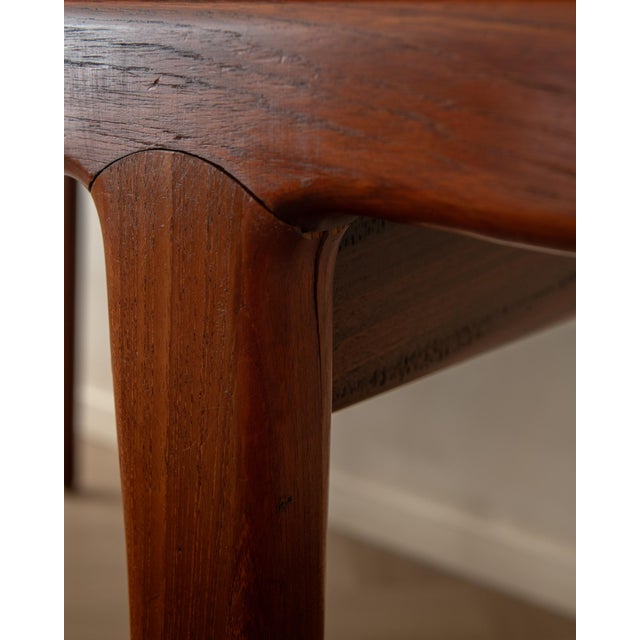 Danish Modern Teak Extendable Dining Table attributed to Sven Ellekaer, Denmark, 1960s For Sale - Image 15 of 18