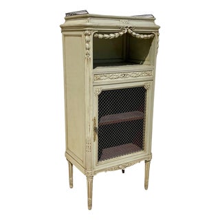Louis XVI Style Lacquered Cabinet from Maison Deville For Sale