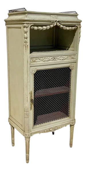 Louis XVI Style Lacquered Cabinet from Maison Deville