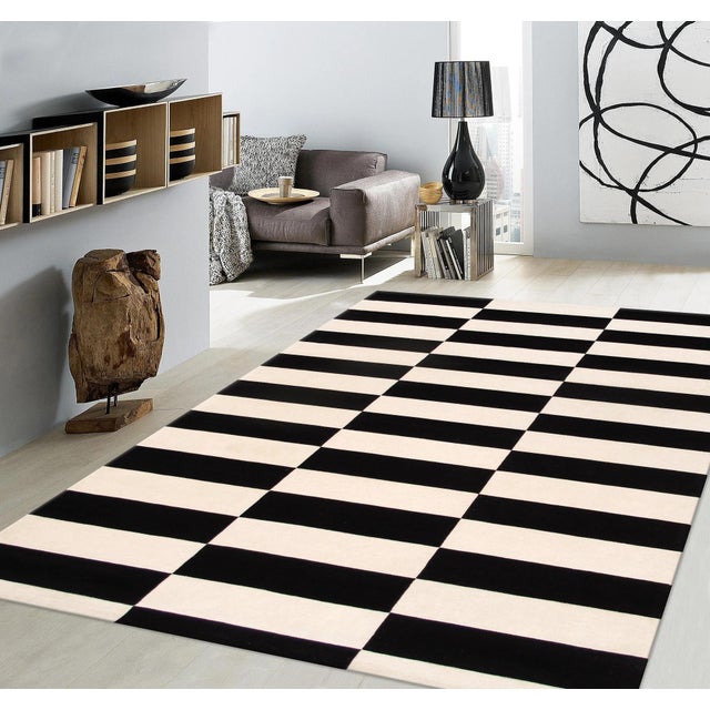 2020s Pasargad Home Rodeo White Area Rug- 9' 9" X 13' 9" For Sale - Image 5 of 5