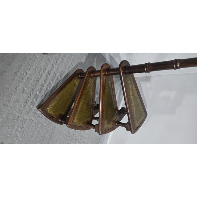 Good Set Mahogany Library Steps, 1930 For Sale - Image 10 of 14