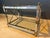 Mid 20th Century Neoclassical Chrome, Brass & Glass Low Table For Sale - Image 5 of 7
