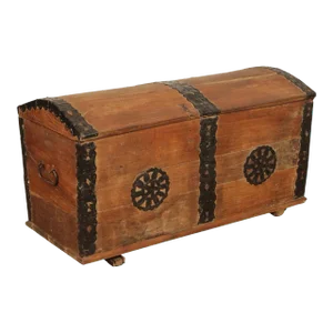 18th Century Antique Teak Blanket Chest or Trunk