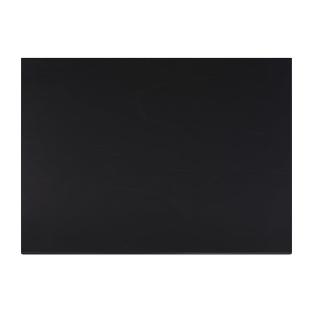 Wood Halmstad 22 in. W Rectangular Wood Panel 3 Drawer Narrow Nightstand, Black For Sale - Image 7 of 8
