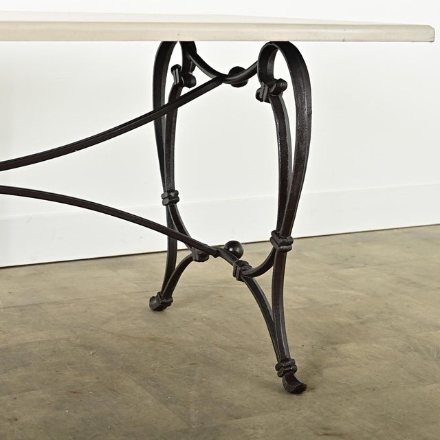 Dimensions: 28 ⅝” H x 71” W x 35 ½” D Allow yourself to become lost in the expressive Art Nouveau details on this vintage...