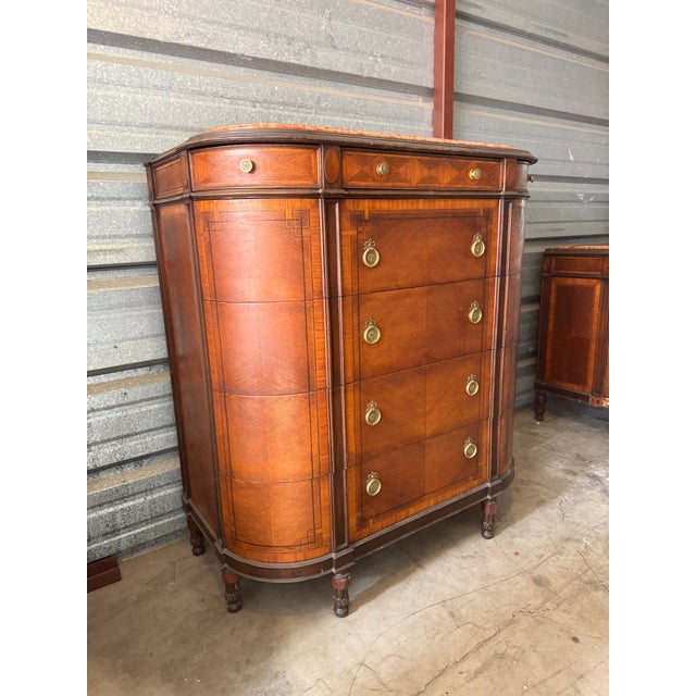 Late 19th Century French Belle Époque Louis XV Revival Bombe Commode For Sale In Dallas - Image 6 of 11
