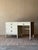 Art Deco Vintage Simmons Metal Desk With Original Square Pulls, C 1940s For Sale - Image 3 of 15