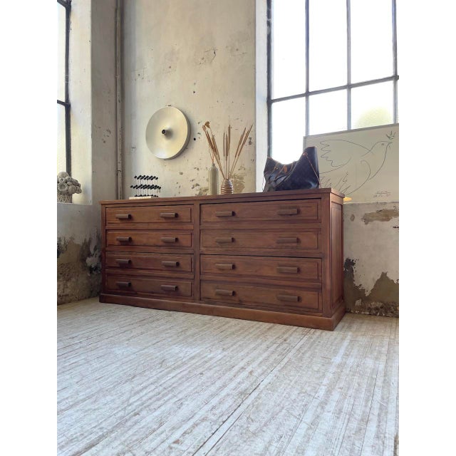 Haberdashery Furniture in Pitch Pine, 1950s For Sale - Image 12 of 18