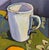 2020s Stolen Moments, Original Oil Painting 14" X 14" For Sale - Image 5 of 7