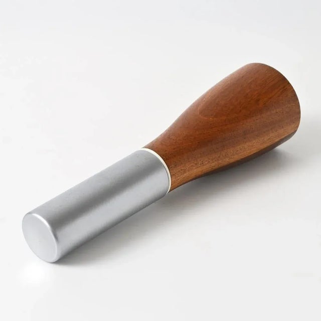 Metal Teak and Aluminium Salt Mill by Georg Fontana for Bodum, 2000s For Sale - Image 7 of 8