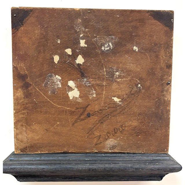 1907 Original Signed 'Taller De Juguetes' Mixed Media Trampe Art Wall Sculpture For Sale - Image 17 of 18