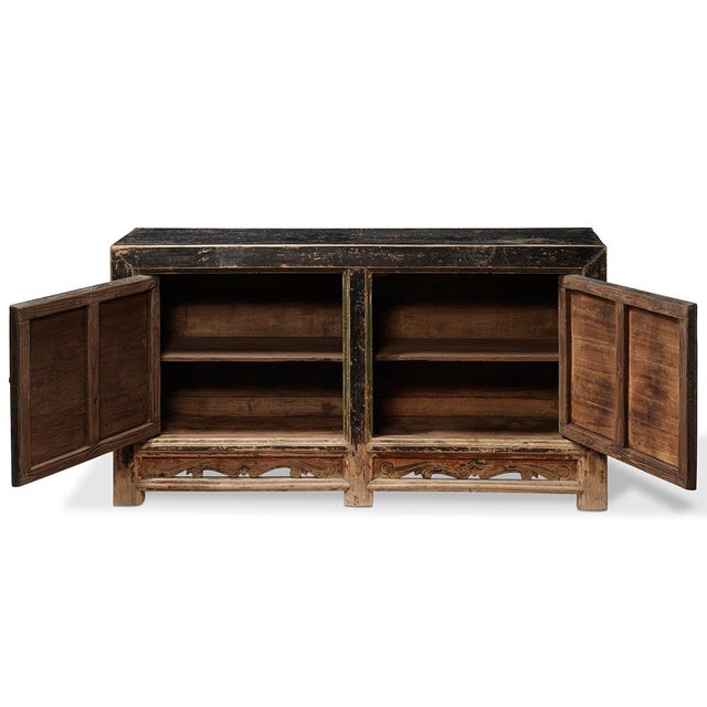 Antique Painted Gansu Sideboard, 1890s For Sale - Image 6 of 12