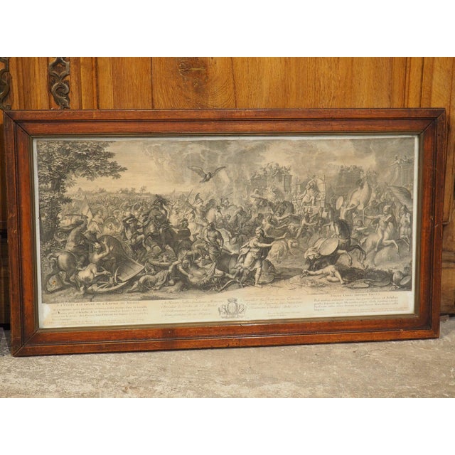Pair of 18th Century French Lithographs, Battle Scenes With Alexander the Great For Sale - Image 4 of 18