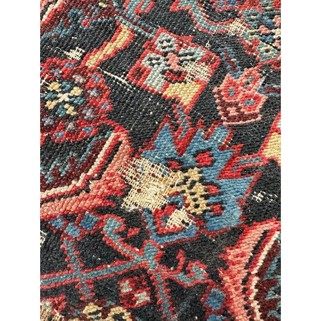 Small Antique Malayer Fragment Rug For Sale - Image 17 of 18