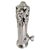 A finely crafted vintage sterling silver posy holder, designed for securely holding a bouquet of flowers and particularly...