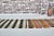 Textile Vintage Turkish Kilim Runner – Minimalist Striped & Tribal Geometric Wool Hallway Runner For Sale - Image 7 of 10