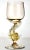 Murano Vintage Mid 20th Century Hand Blown Venetian Dolphin Goblets- Set of 7 For Sale - Image 4 of 12