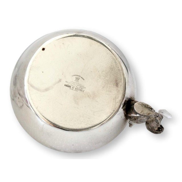 English English Silverplate Squirrel Trinket Dish For Sale - Image 3 of 3