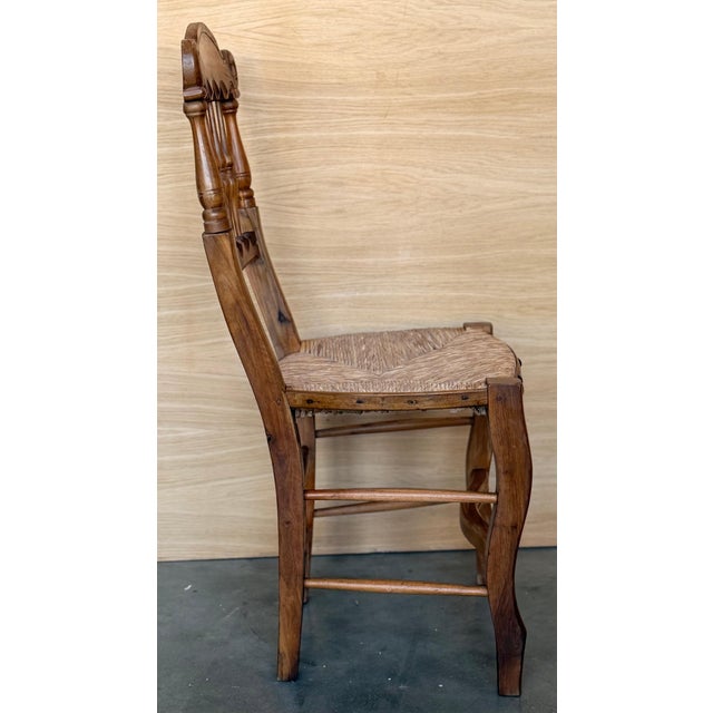 19th Spain Dining Chairs with Wide Cane Seats, Set of 10 For Sale - Image 18 of 18
