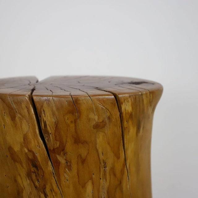 1950s Stool Made in Solid Wood For Sale - Image 6 of 17