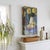 Figurative Still Life Impressionist Painting of Fruit and Flowers on Wood Crate For Sale - Image 3 of 11