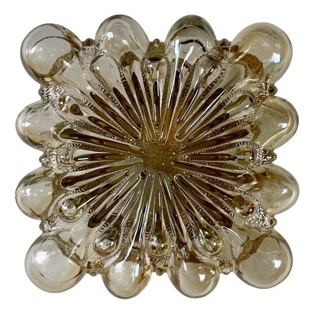 Bubbleglass Lamp by Helena Tynell for Glashutte Limburg, 1960s For Sale