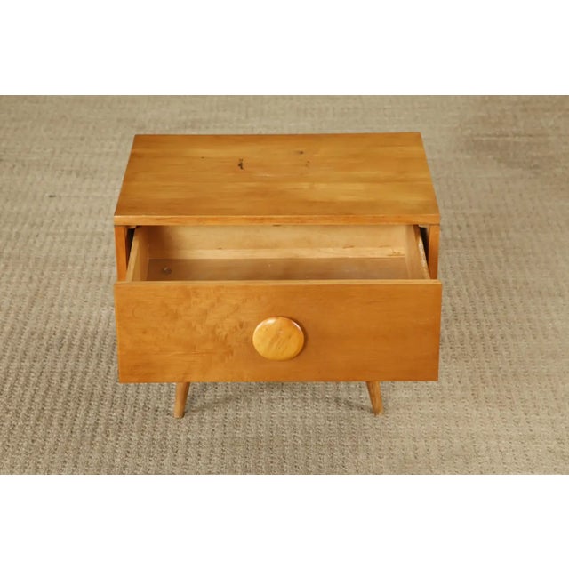 1950s Paul McCobb for Winchendon Planner Group Nightstand / End Table, 1950s, Signed For Sale - Image 5 of 18