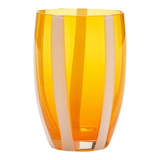 Gessato Tumbler (Set of 2) - Orange For Sale