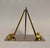Metal Brass and Chrome Golf Club Bookends, Late 20th Century Design For Sale - Image 7 of 7